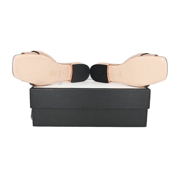 Gucci 626742 GG Marmont Leather Slide Sandals - Picture 7 of 12